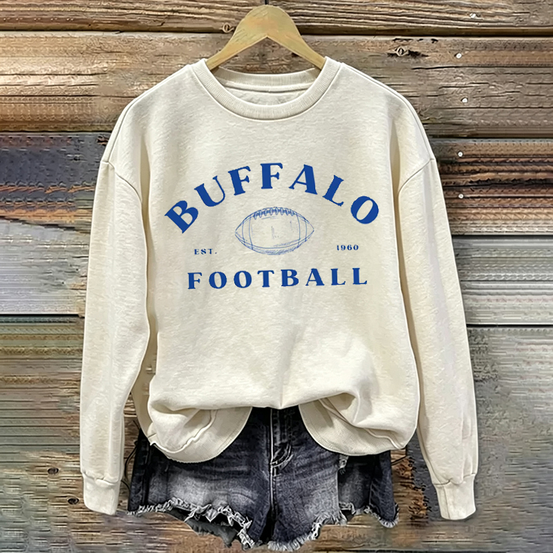 Buffalo Retro Football Sweatshirt