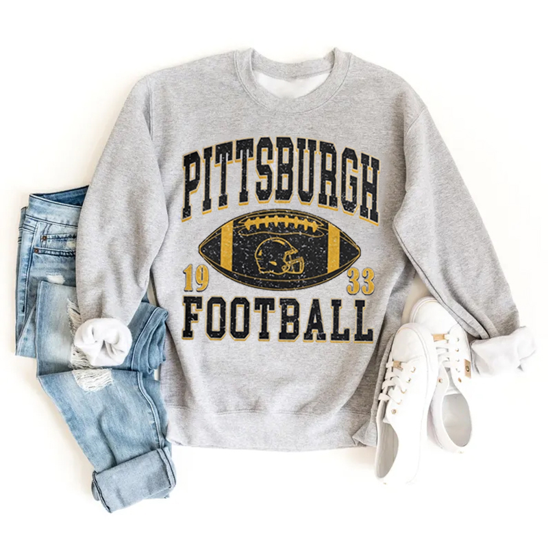 Pittsburgh Retro Football Sweatshirt