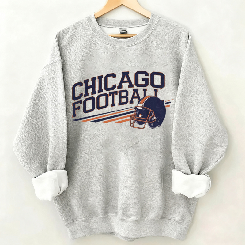 Retro Chicago Football Sweatshirt