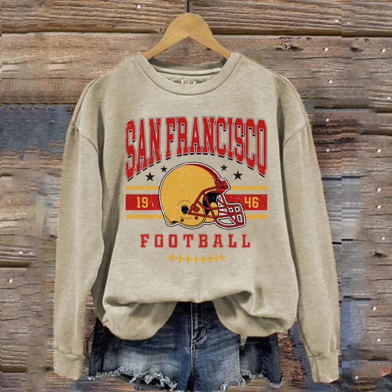 Retro San Francisco Football Sweatshirt