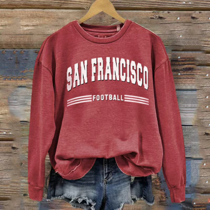 Retro San Francisco Football Sweatshirt