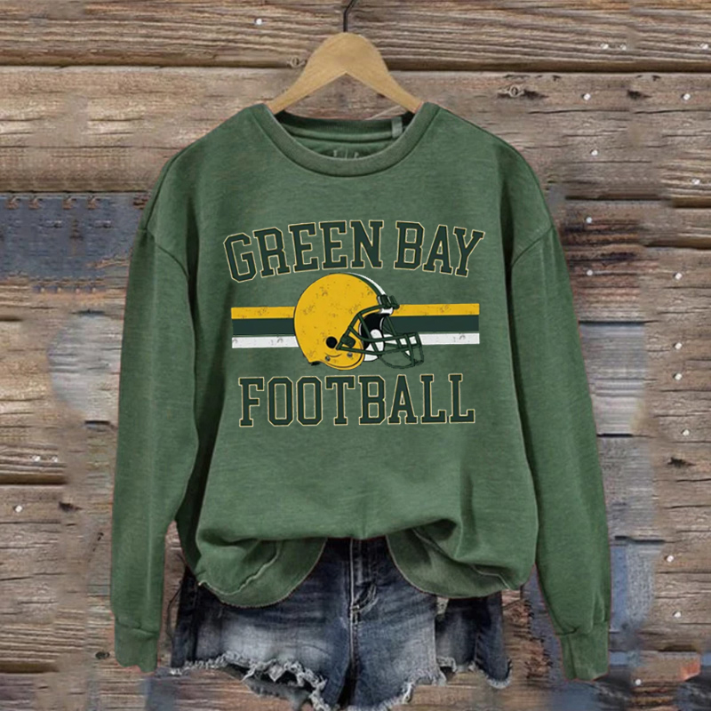 Green Bay Retro Football Sweatshirt