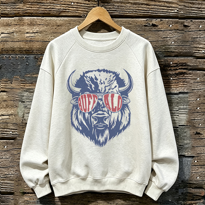 Buffalo Retro Football Sweatshirt
