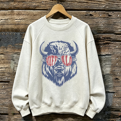 Buffalo Retro Football Sweatshirt