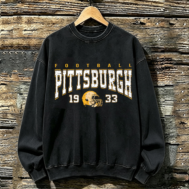 Pittsburgh Retro Football Sweatshirt