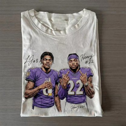 Baltimore Retro Football T-shirt