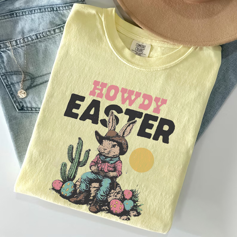 Retro Western Easter T-Shirt