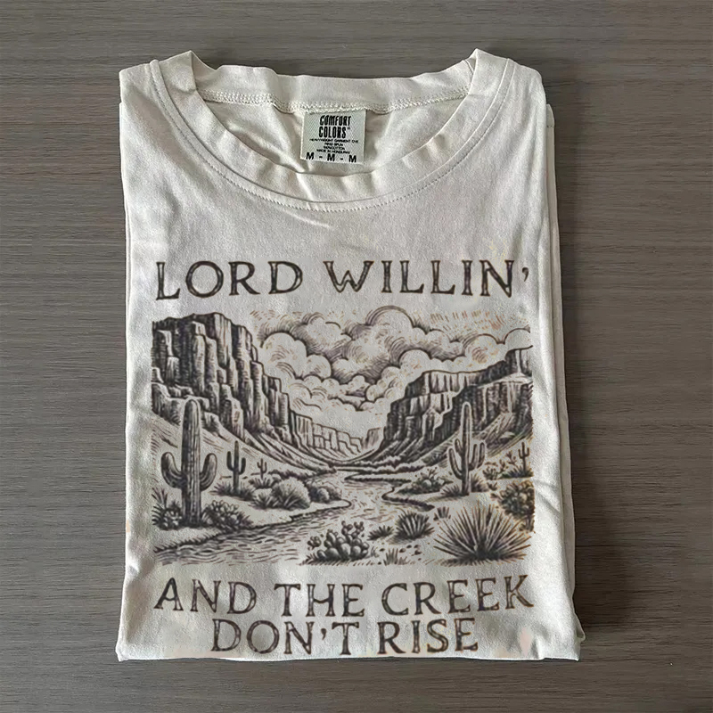 Western Country Jesus Crewneck T-Shirt