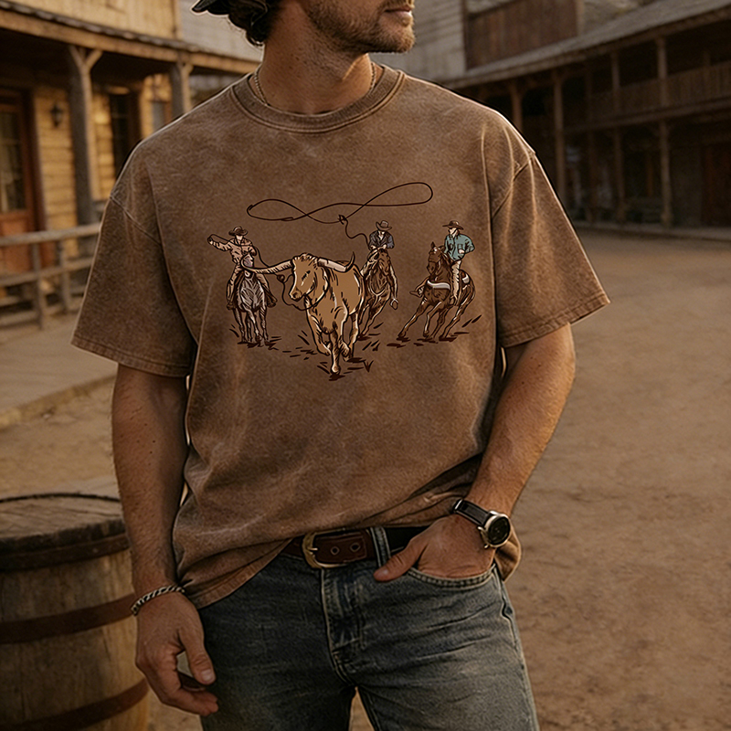 Western Cowboy Alien T-shirt