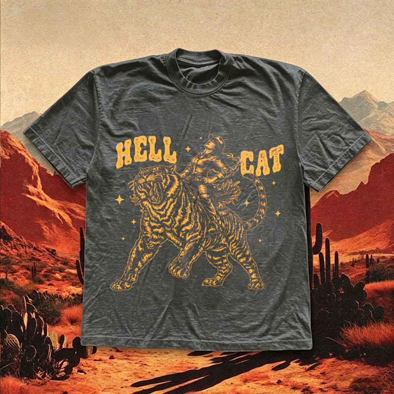 Vintage Cowgirl Western Tiger T-shirt