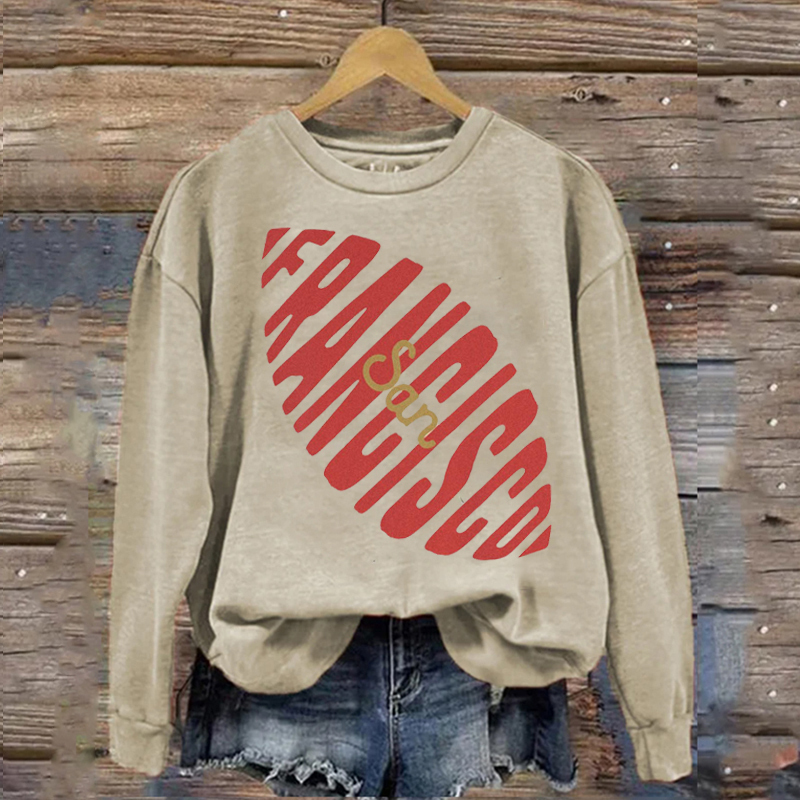 Retro San Francisco Football Sweatshirt