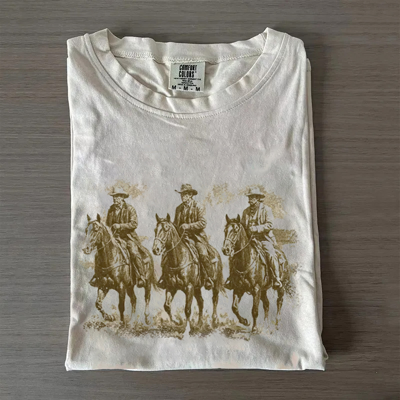 Western Vintage Cowboy T-shirt