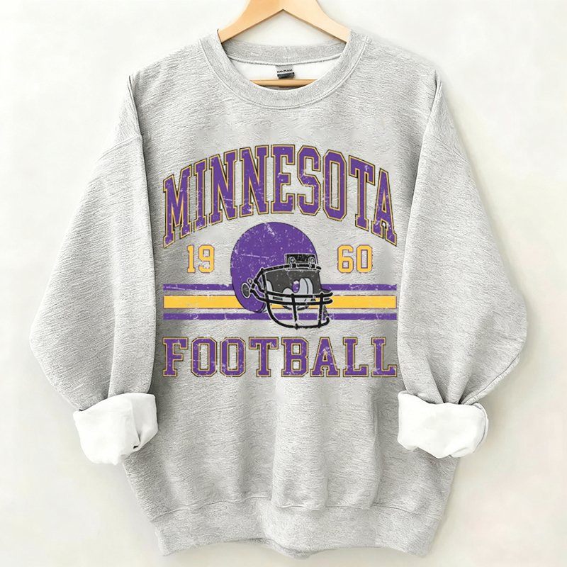 Minnesota Retro Football Sweatshirt