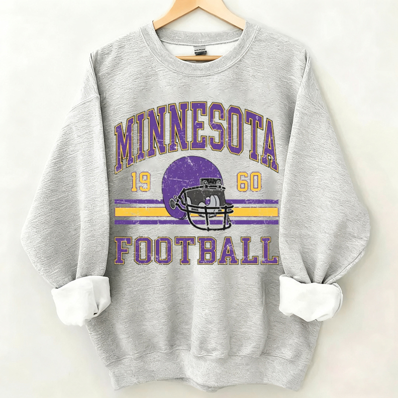 Minnesota Retro Football Sweatshirt