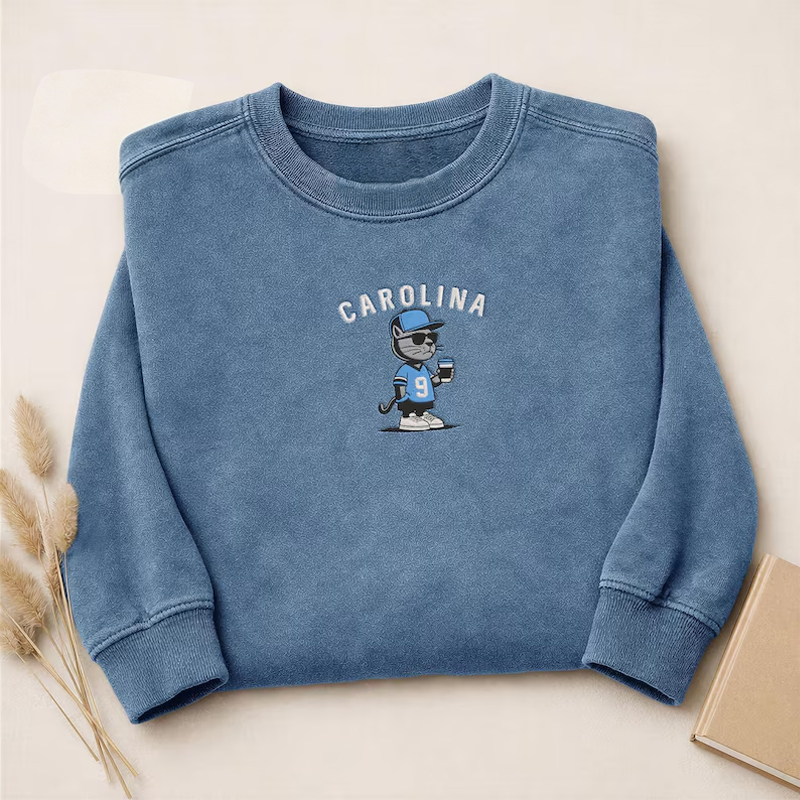 Embroidered Football Collection Sweatshirt