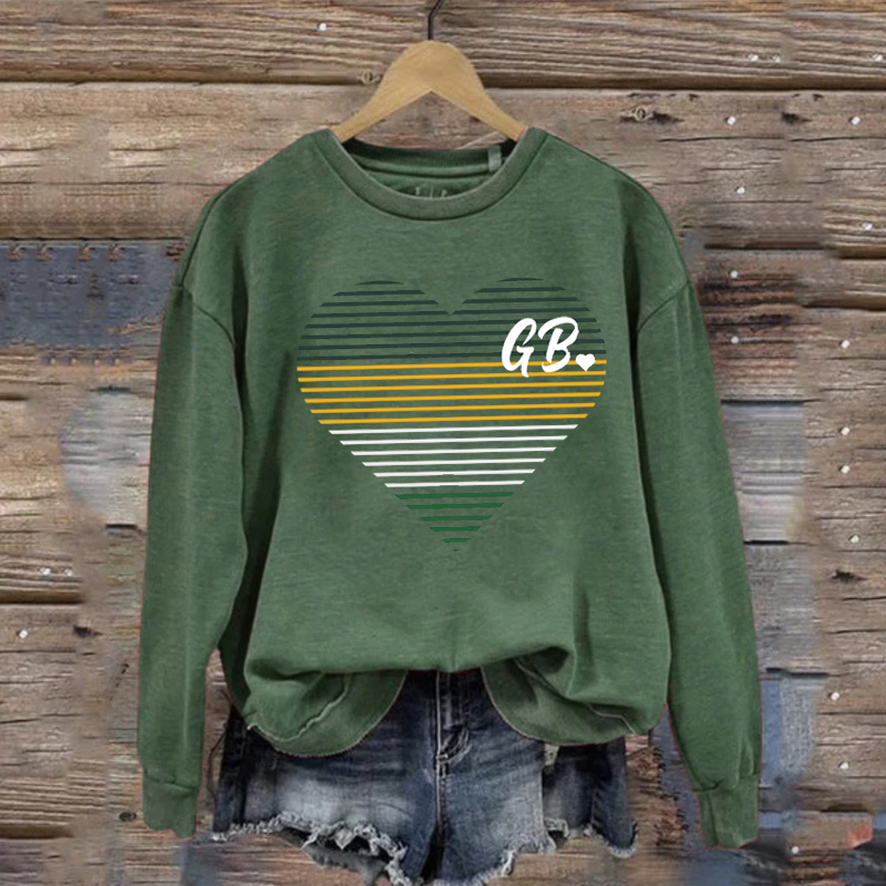 Green Bay Retro Football Sweatshirt