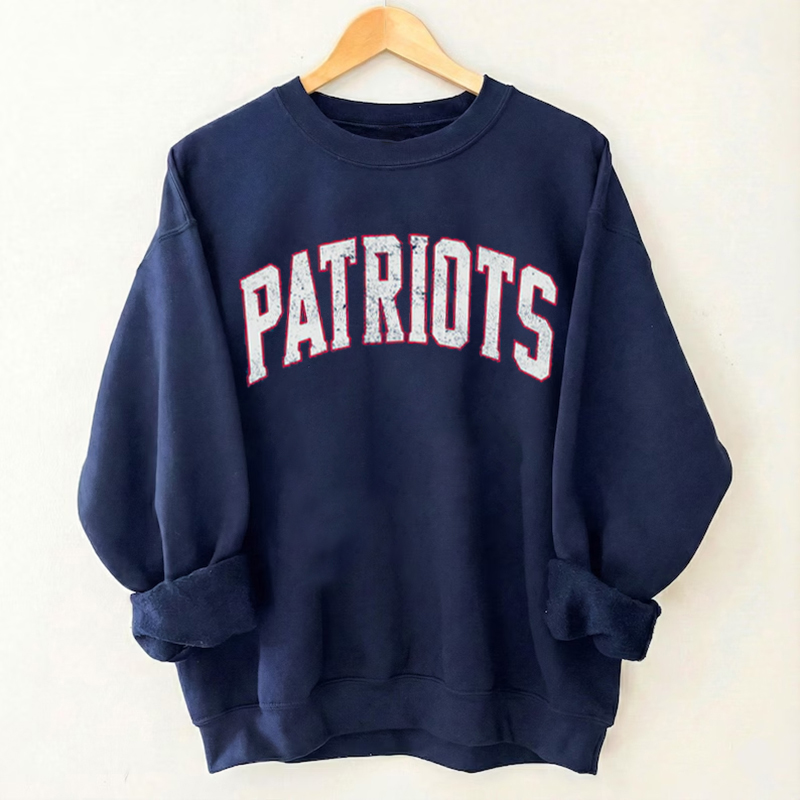 New England Retro Football Sweatshirt
