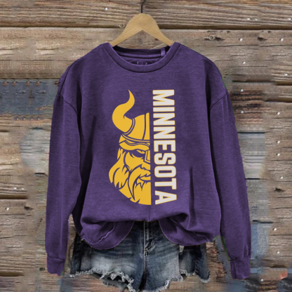 Minnesota Retro Football Sweatshirt