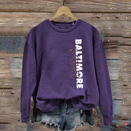 Baltimore Retro Football Sweatshirt