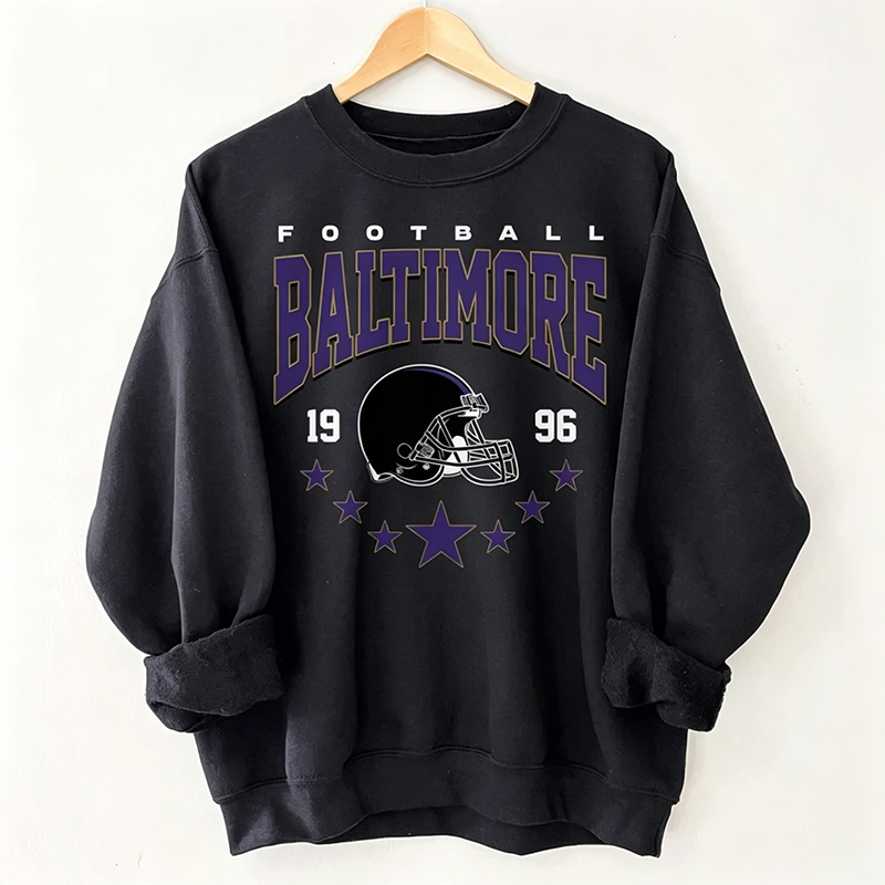 [Copy]Baltimore Retro Football Sweatshirt