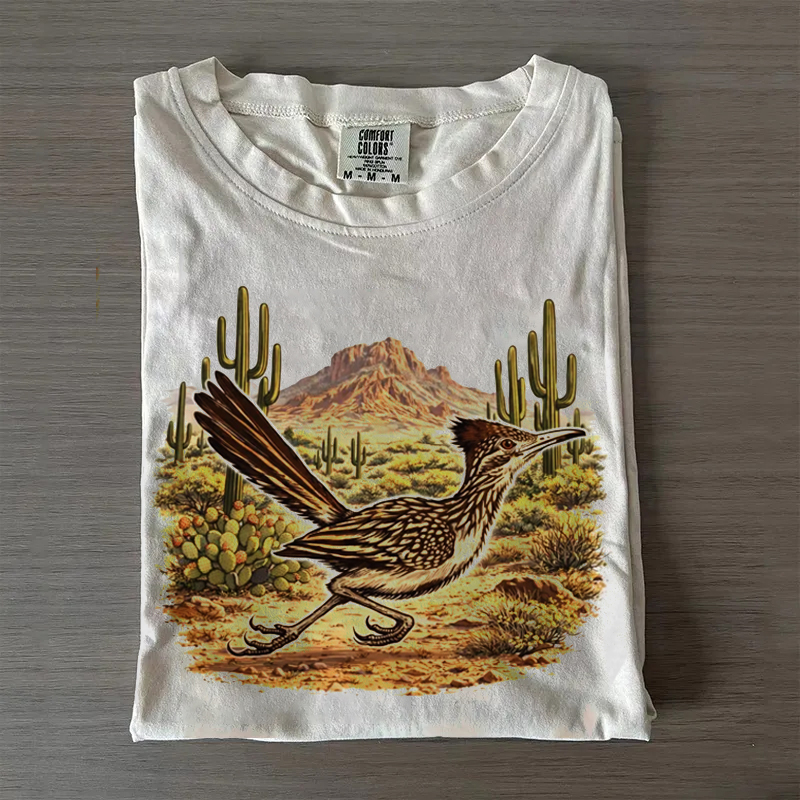 Western Roadrunner Desert T-shirt