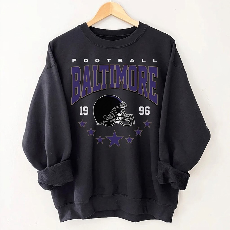 Baltimore Retro Football Sweatshirt