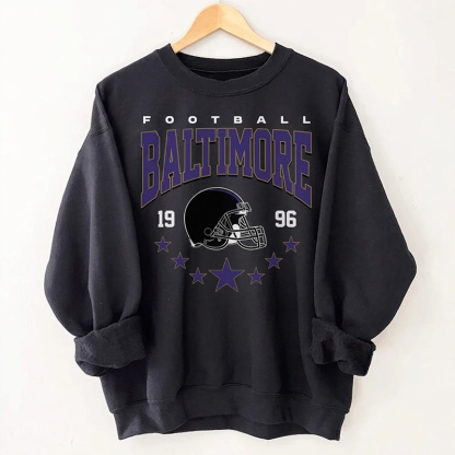 Baltimore Retro Football Sweatshirt