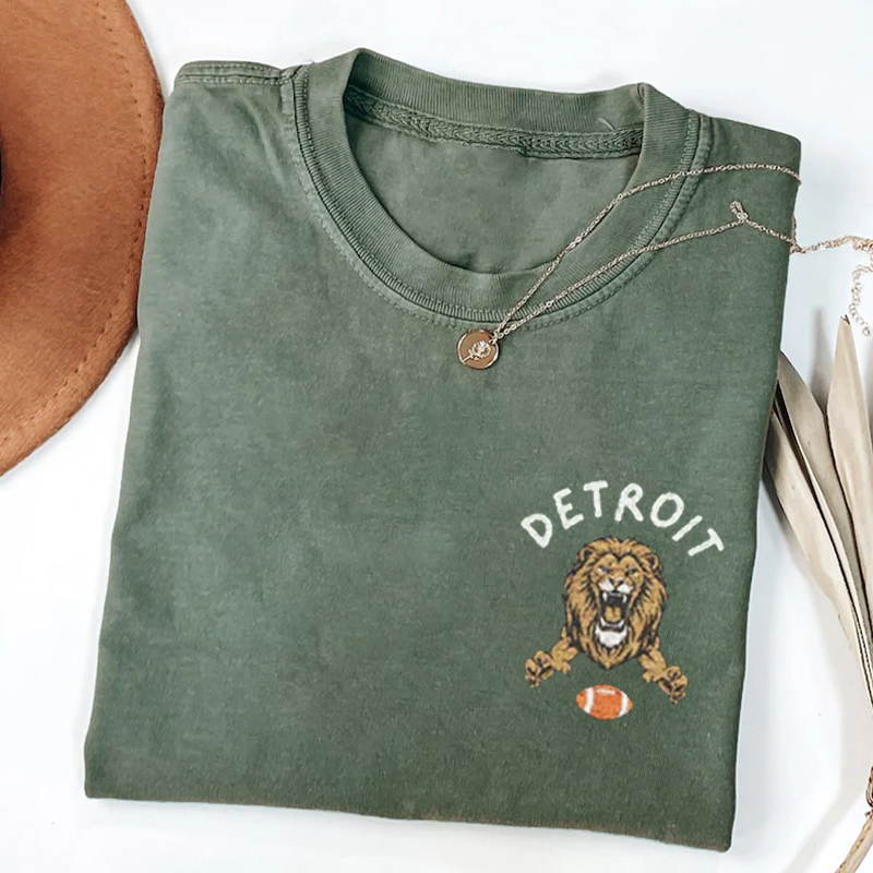 Embroidered Football Collection T-shirt