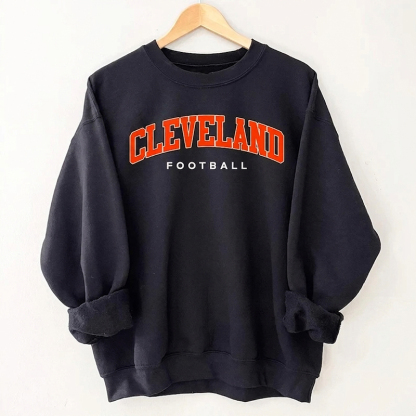 Cleveland Retro Football Sweatshirt