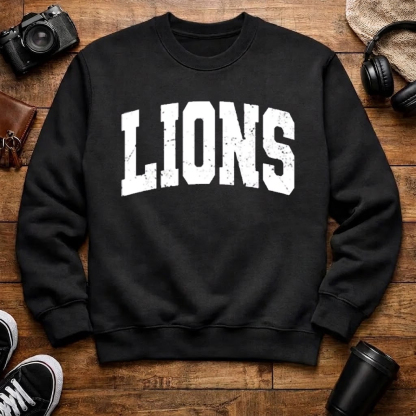 Detroit Retro Football Sweatshirt