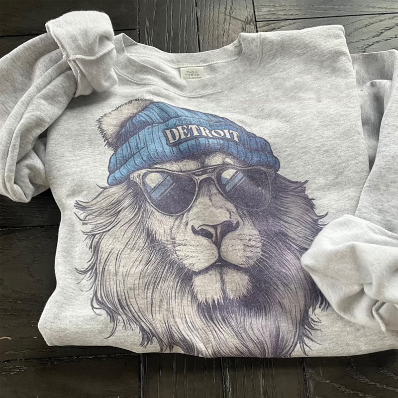 Comfort Colors Detroit Football Unisex Sweatshirt
