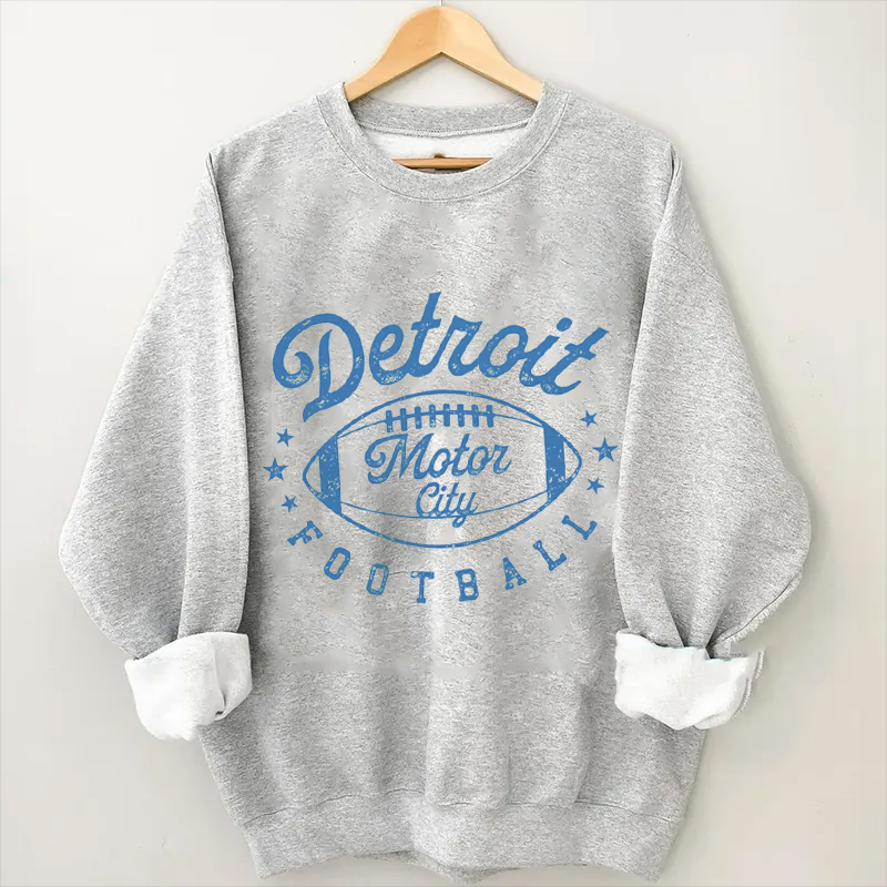 Comfort Colors Detroit Football Sweatshirt