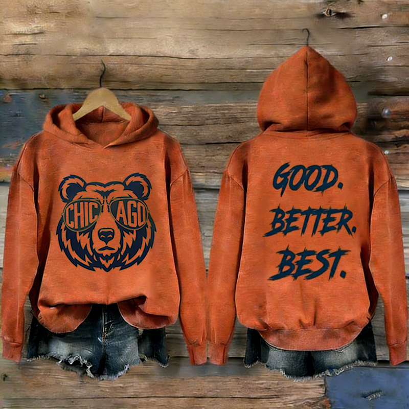 Vintage Chicago Football Hoodie