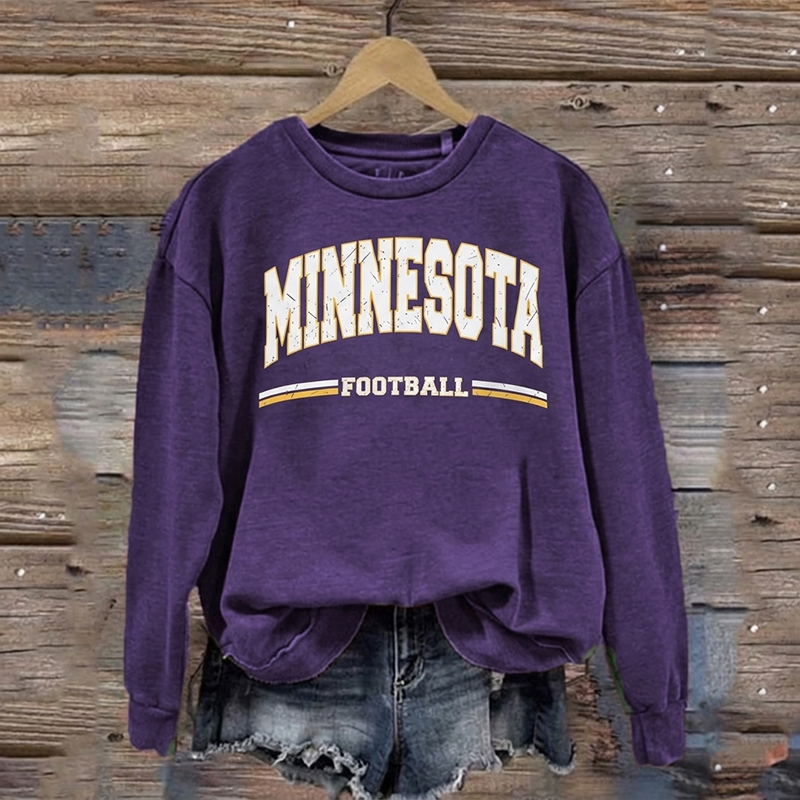 Minnesota Retro Football Sweatshirt