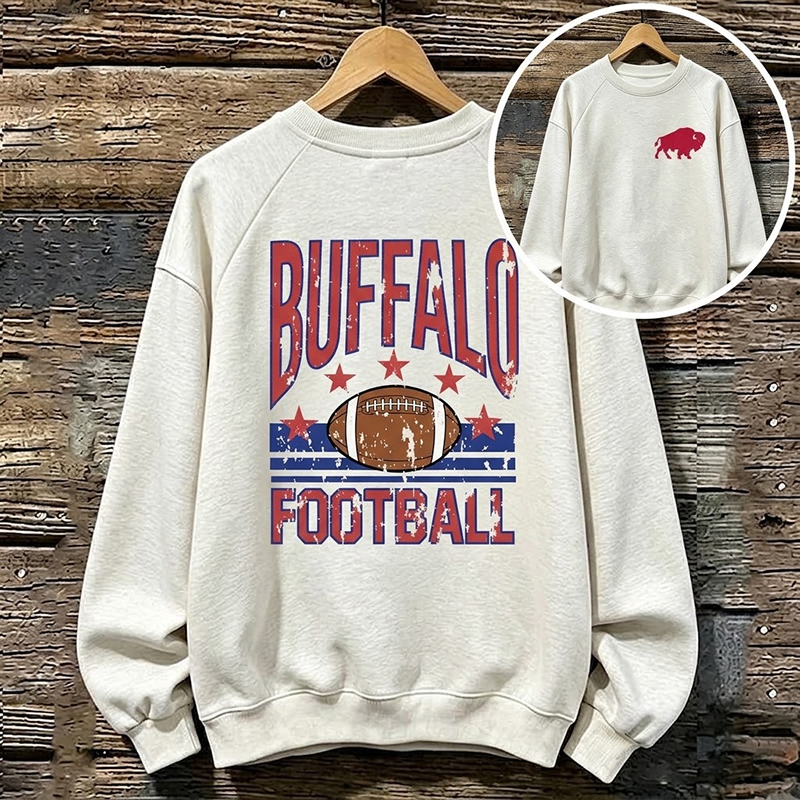 Buffalo Retro Football Sweatshirt