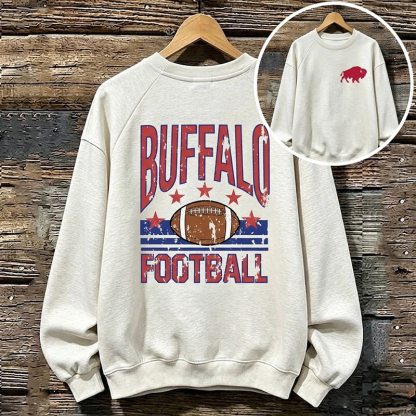 Buffalo Retro Football Sweatshirt