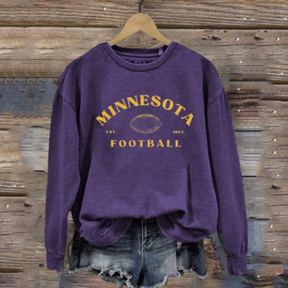 Minnesota Retro Football Sweatshirt