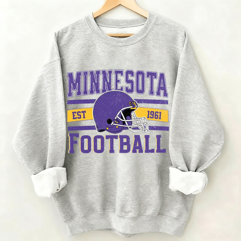 Minnesota Retro Football Sweatshirt