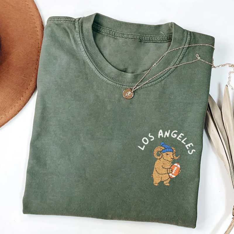 Embroidered Football Collection T-shirt