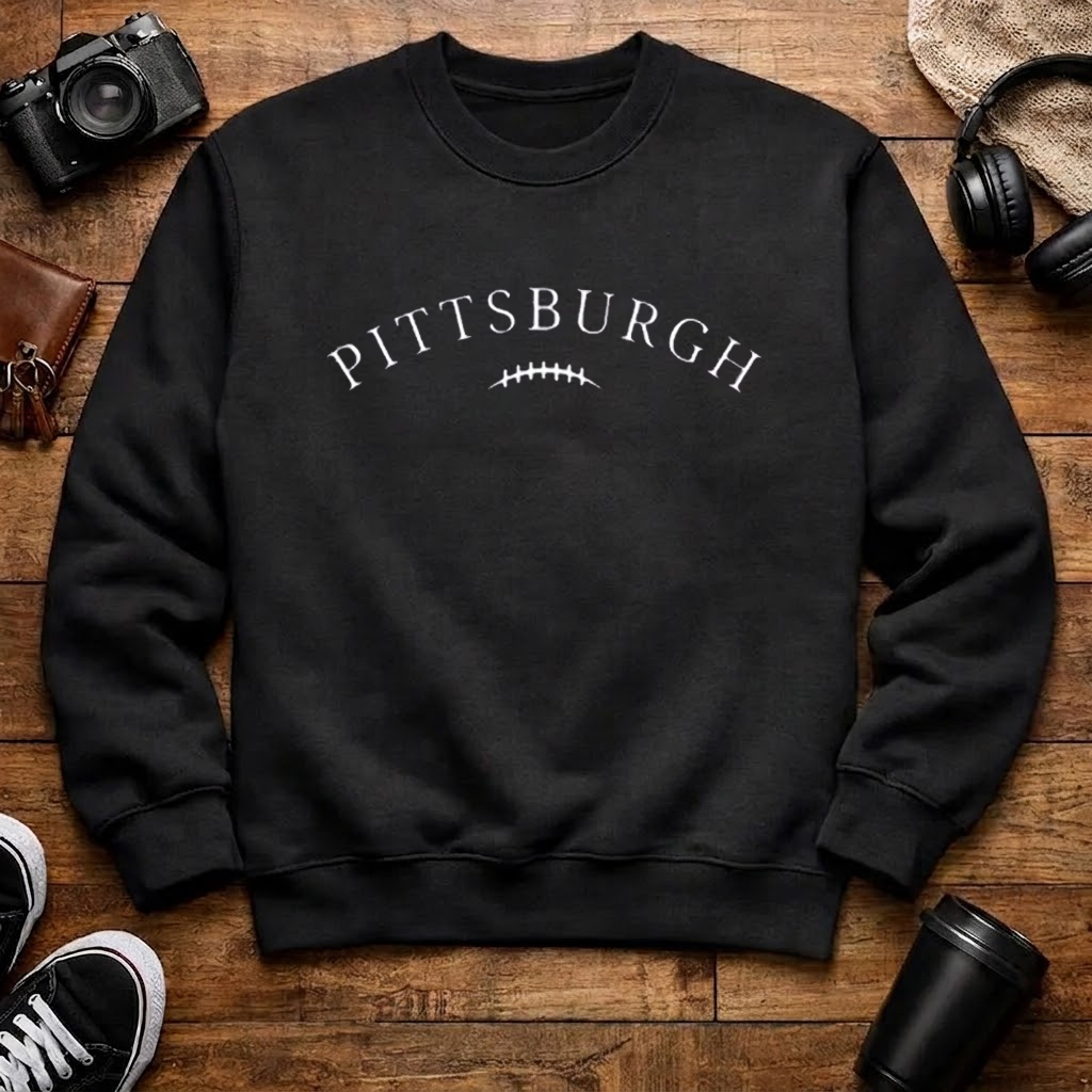 Pittsburgh Retro Football Sweatshirt