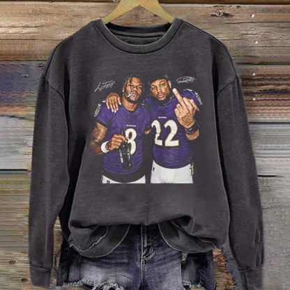 Baltimore Retro Football Sweatshirt