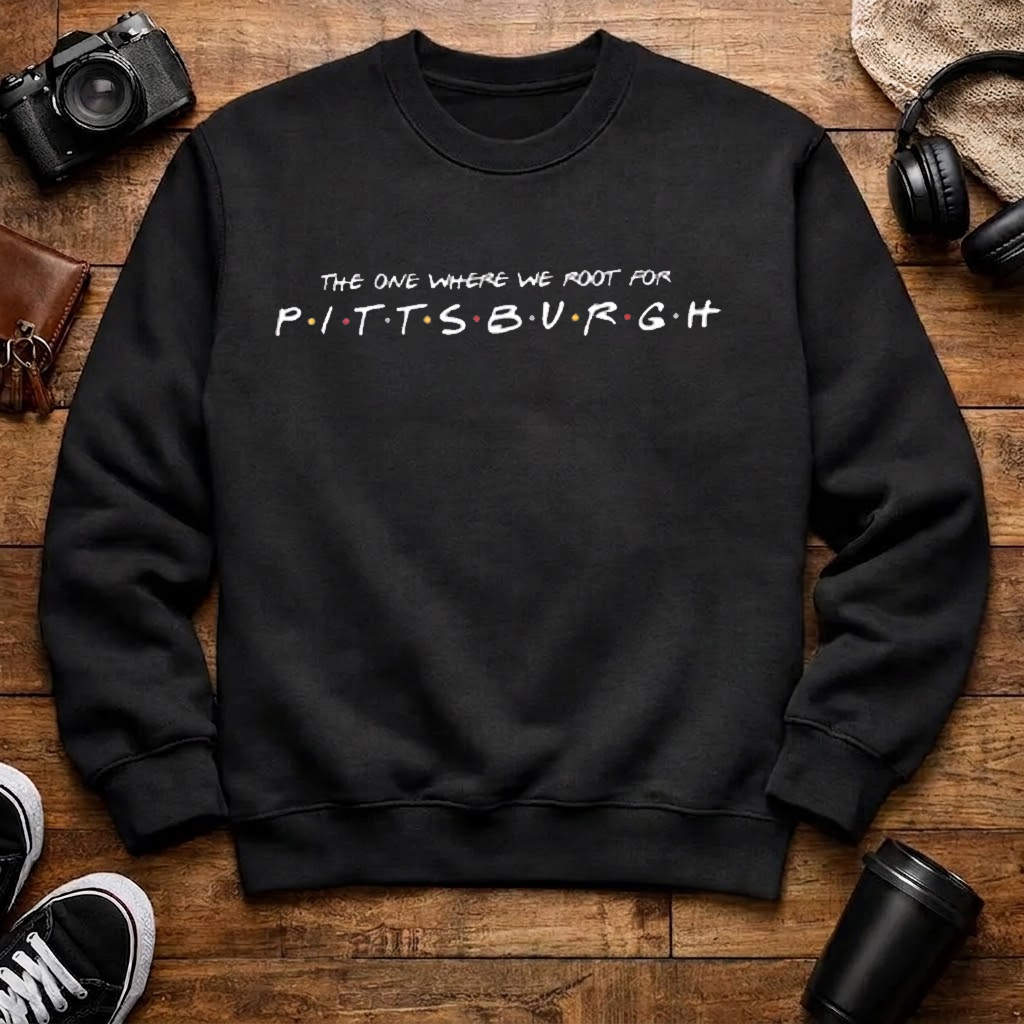 Pittsburgh Retro Football Sweatshirt