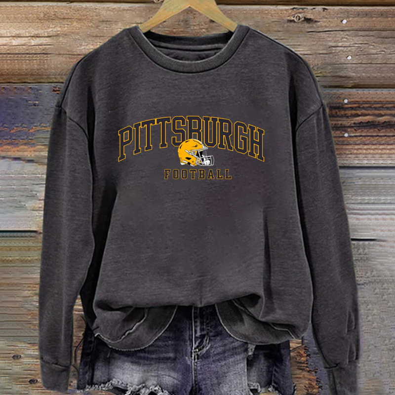 Pittsburgh Retro Football Sweatshirt