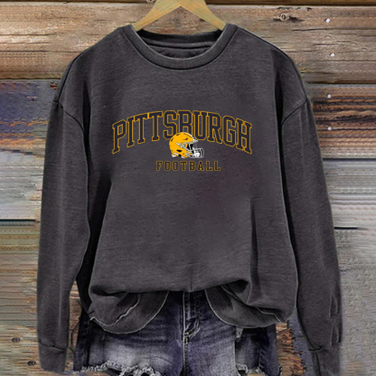 Pittsburgh Retro Football Sweatshirt