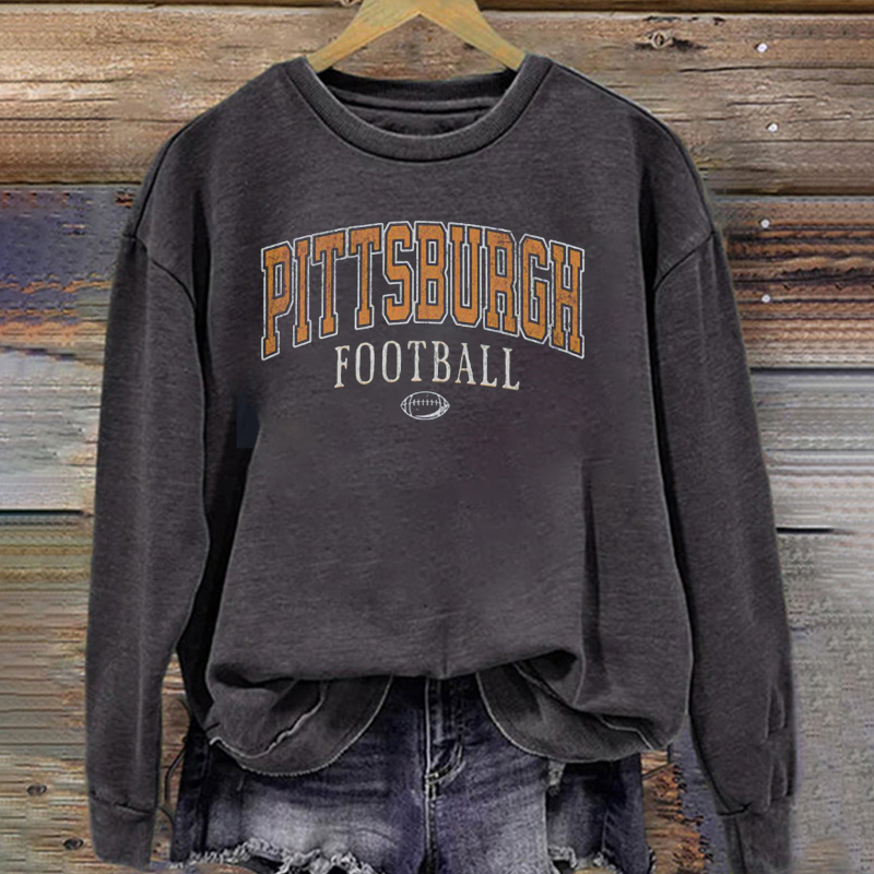 Pittsburgh Retro Football Sweatshirt
