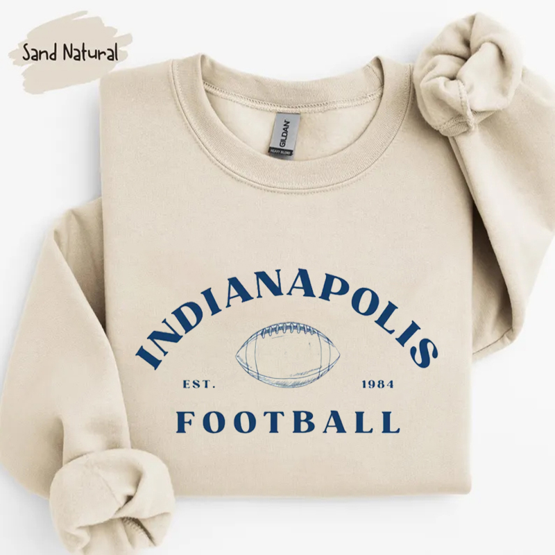 Indianapolis Retro Football Sweatshirt