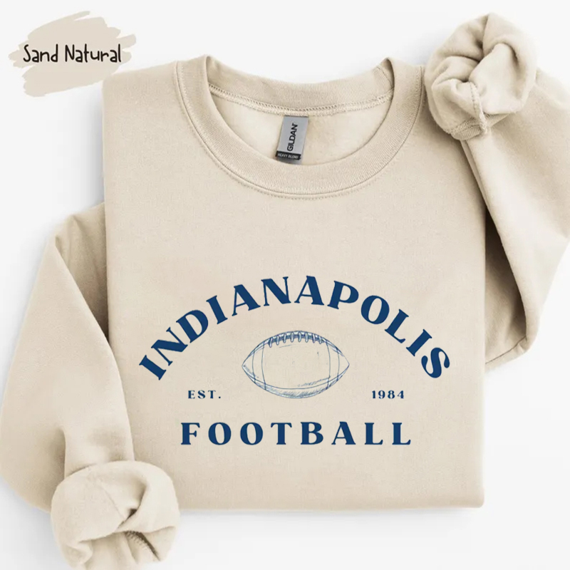 Indianapolis Retro Football Sweatshirt