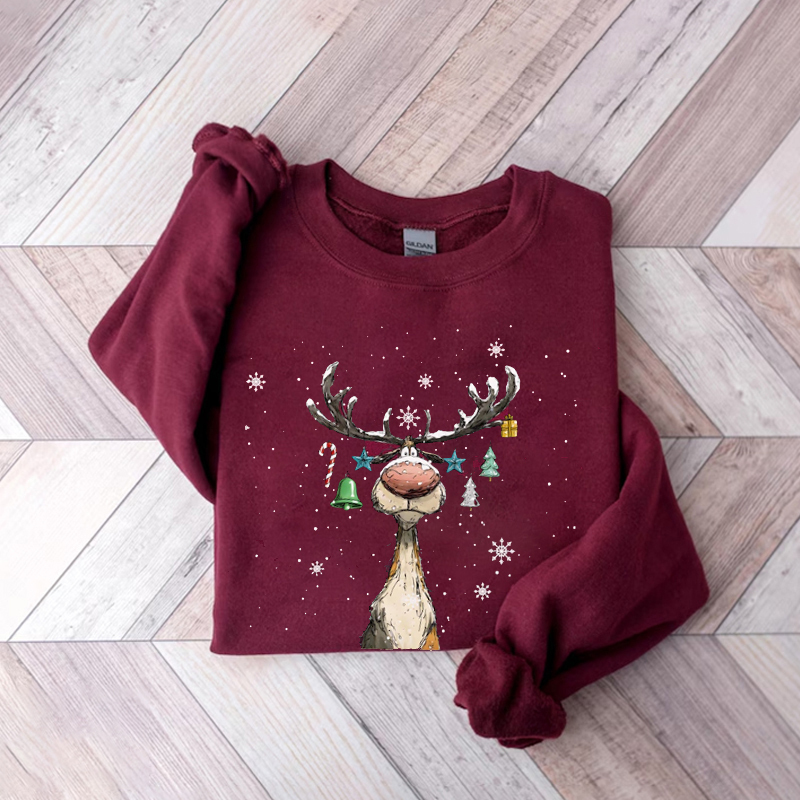 Vintage Reindeer Sweatshirt