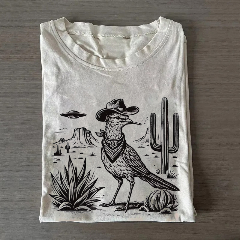 Roadrunner UFO Western T-shirt