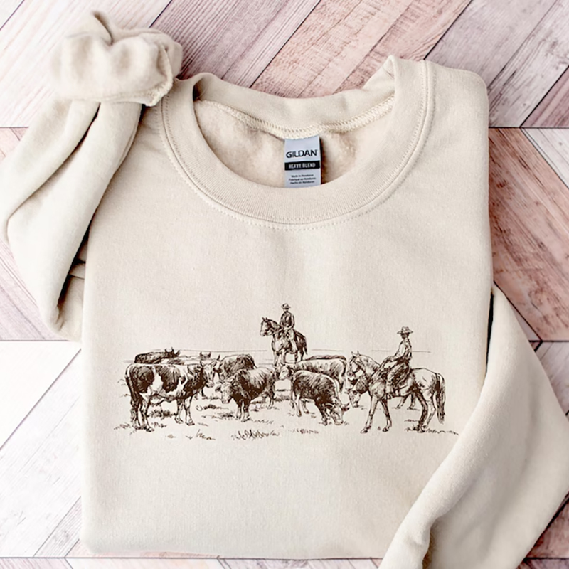Western Cowboy Rodeo Sweatshirt